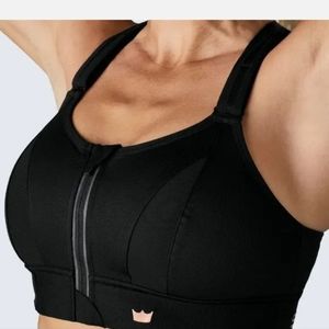 SHEFITThe Ultimate Sports BraHigh Impact Black Womens Size Luxe Large/Mesh